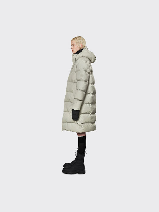 Rains Jacket Puffer CAFE