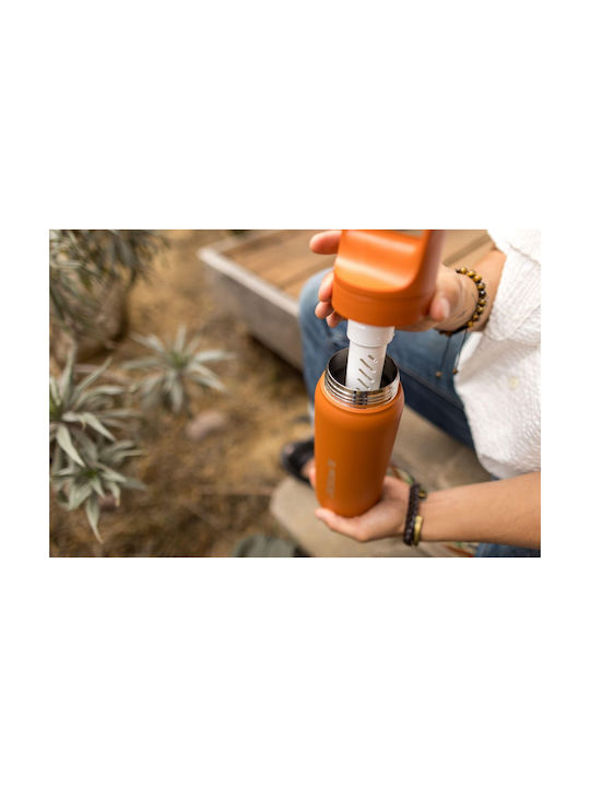 Lifestraw Бутилка Неръждаема стомана с филтър 650мл Оранжев