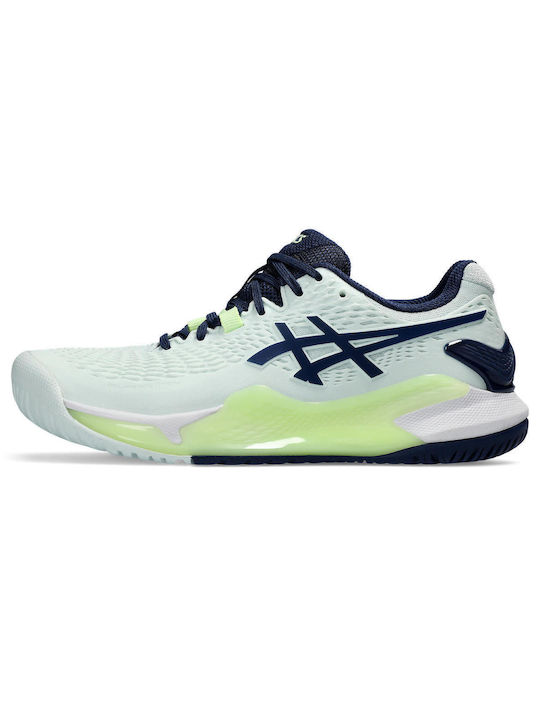 ASICS Gel-resolution 9 Women's Tennis Shoes for All Courts Green