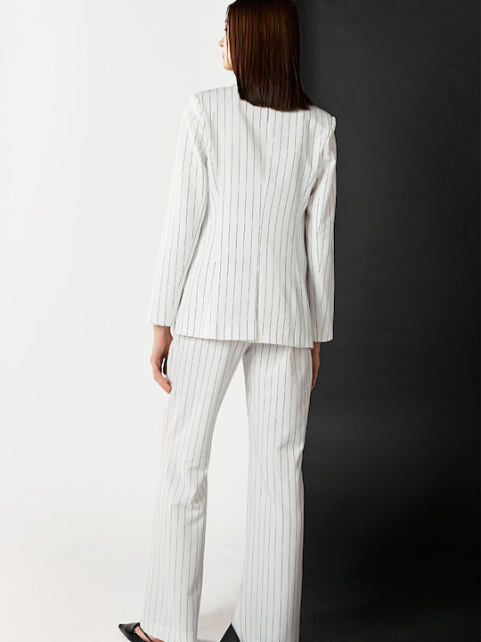 Dejavu Damen Blazer White