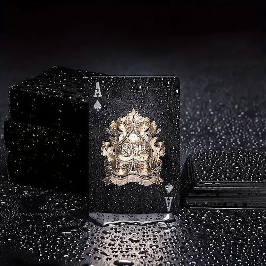 Panora Playing Cards Plastic Black