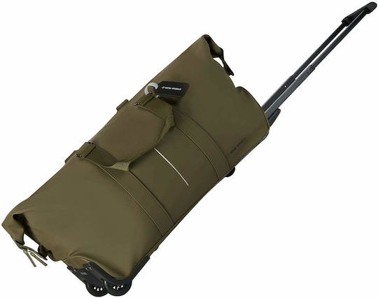 New Rebels Sack Voyage 58lt Khaki with Wheels Fabric L54xW20xH36cm