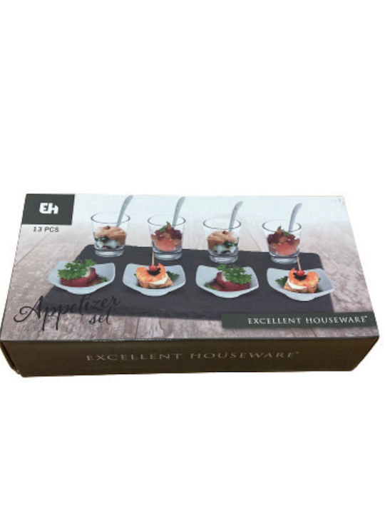 Excellent Houseware Ορντεβιέρα από Πορσελάνη Λευκή Π30xΜ15cm Excellent Houseware Ορντεβιέρα από Πορσελάνη Λευκή Π30xΜ15cm