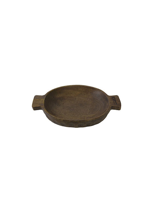 Nakaro Wood Serving Bowl Round Wooden