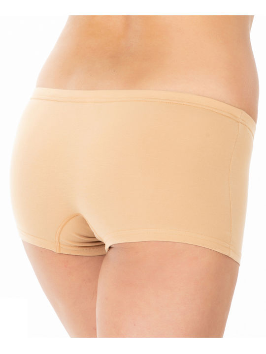 Women's PEI Boxer Cotton Monochrome Beige - Beige