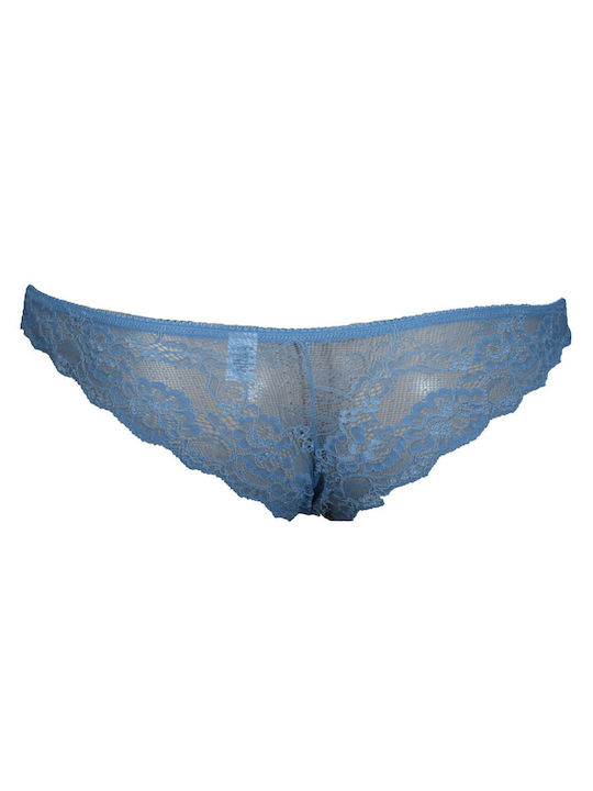 PEI Brazilian Cotton Slip with lace Ref.No.2090 - Light blue