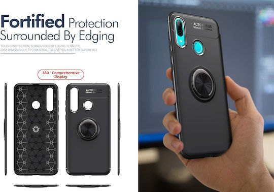 Forcell Back Cover Μεταλλικό Μαύρο (Huawei P Smart 2019 / Honor 10 Lite)