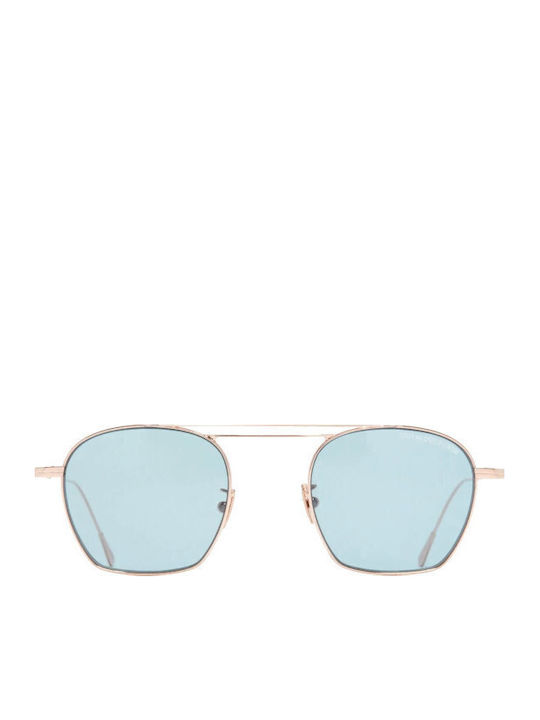 Cutler And Gross Ochelari de soare Χρυσά cu Cadru & Albastru deschis Lentilă