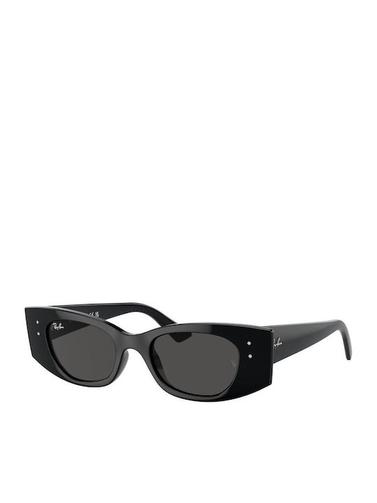 Ray Ban Дамски Слънчеви Очила с Черна Пластмасова Рамка и Черни Стъкла RB4427 667787