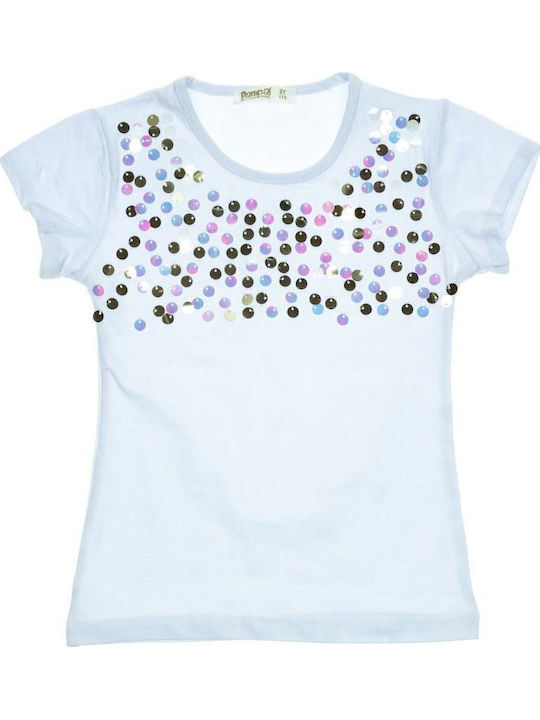 Pampal Kids Clothing Set with Leggings White 2 Pieces
