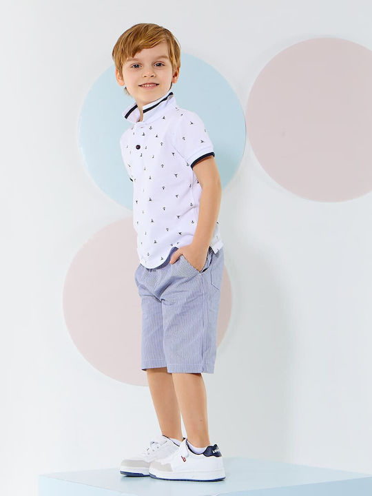 Alouette Kids Polo Short Sleeve White