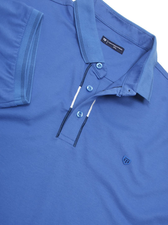 Polo Short Sleeve Blouse Blue