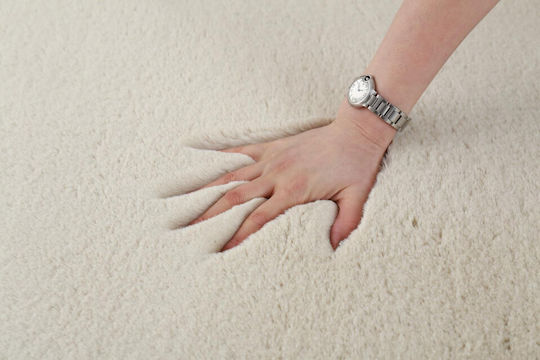 Heinner Rug Rectangular Shaggy Ecru