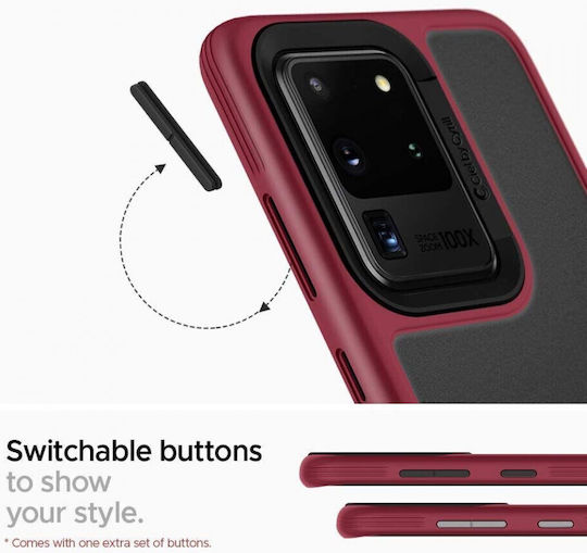 Spigen Ciel Color Brick Umschlag Rückseite Silikon / Kunststoff 2mm Hellblau (Galaxy S20 Ultra)