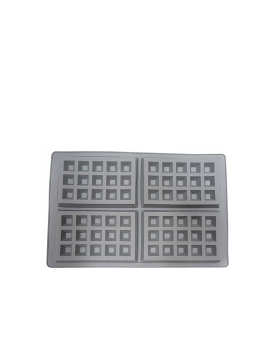 Форма за сладкарство от силикон 28x18.5x1.7бр 1бр