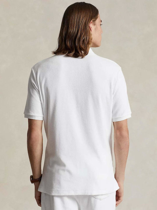 Ralph Lauren Ανδρική Μπλούζα Polo Λευκή