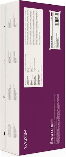 Svakom Amy 2 Vibrator G-Spot 17.4cm Purple