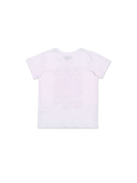 Nath Kids Tricou pentru copii alb