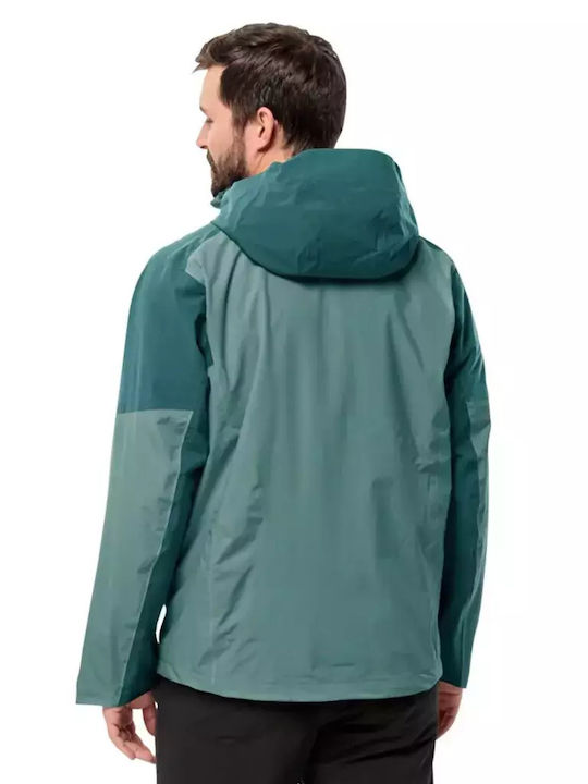 Jack Wolfskin Geacă pentru bărbați de iarnă Verde