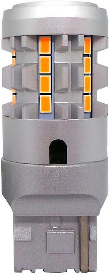 Λάμπα Αυτοκινήτου W21W / W3x16d LED Πορτοκαλί 12V 1τμχ