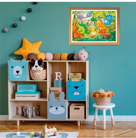 As Company Παζλ 24 Κομματια Maxi Supercolor Dinos Happy Oasis - 1200-28524