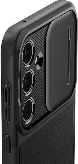 Spigen Optik Armor Back Cover Silicone / Plastic 2mm Black (Galaxy A55)