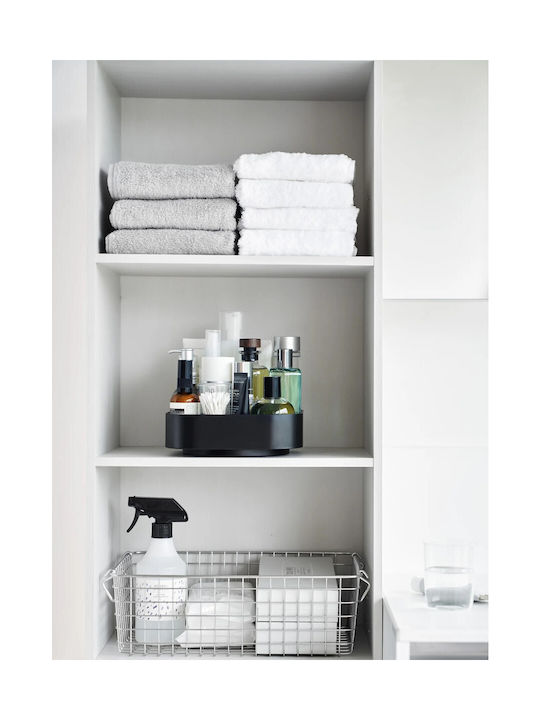 Yamazaki Kitchen Organizer Racks Plastic in Black Colour 20x20x6cm