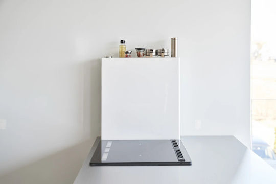 Yamazaki Wall Shelf Inox 93x52.5x12.5cm White
