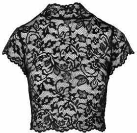 Noir Handmade Damen Sexy Top Schwarz