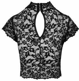 Noir Handmade Damen Sexy Top Schwarz