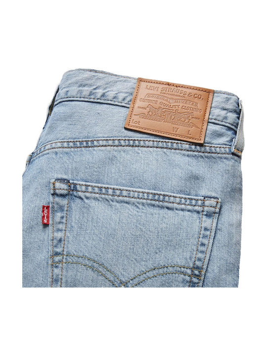 Stay Ανδρικό Παντελόνι Τζιν με Loose Straight Εφαρμογή Light Indigo