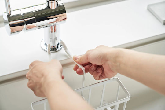 Yamazaki Organizer Für Die Küchenspüle Aus Inox Edelstahl Weiß 18.5x20.3x14cm