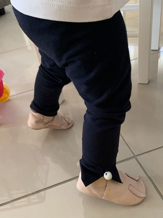 Bobux Βρεφικά Παντοφλάκια Αγκαλιάς Ροζ Soft Sole