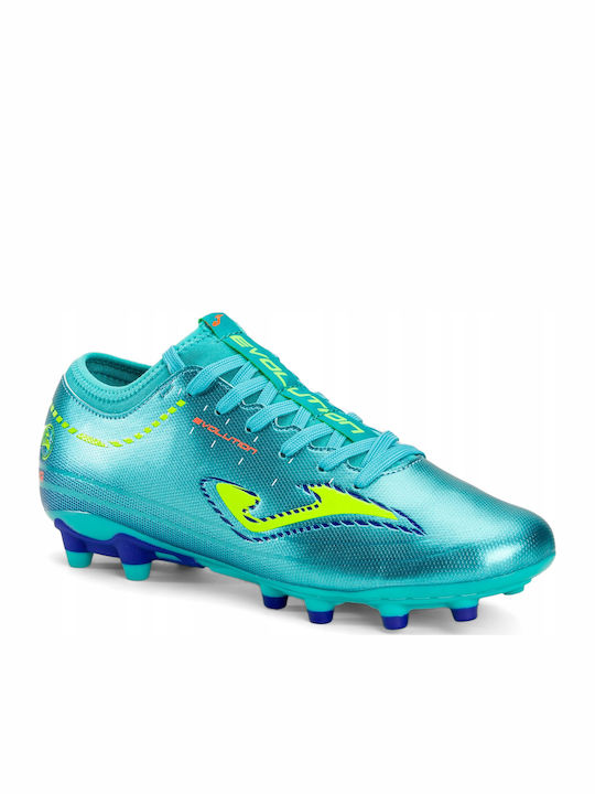 Joma Evolution Ποδοσφαιρικά Παπούτσια με Τάπες FG Μπλε