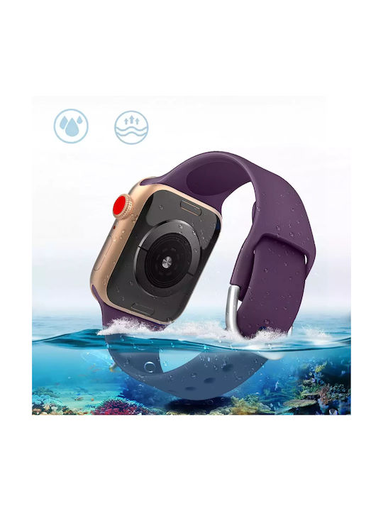 Hurtel Strap Silicone Purple (Apple Watch 42/44/45mm)