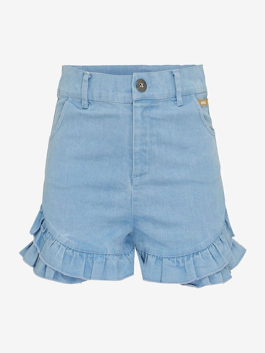 Kinder-Shorts/Bermudas Stoff Cashmere Blue