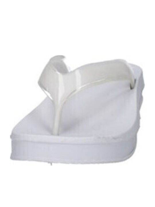 C W57 Women's Flip Flops White