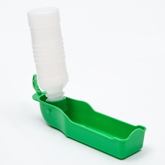 Plastic Sticlă Apă pentru Câine 250ml în Culoare Verde