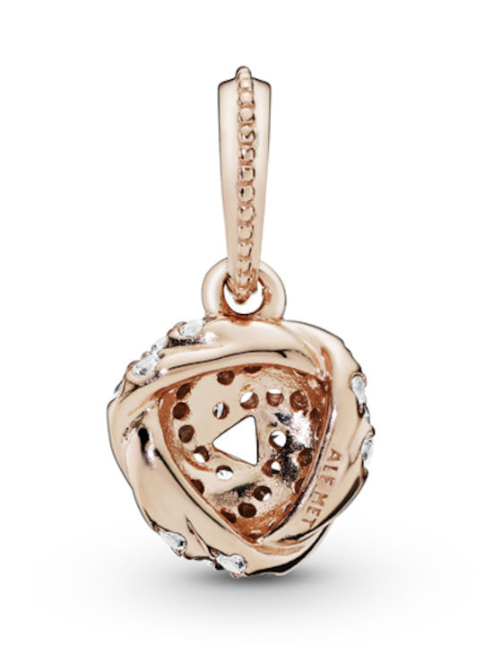 Pandora Charm από Ροζ Χρυσό 14Κ
