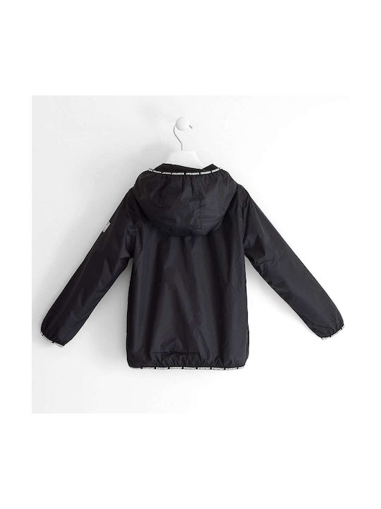 iDO Kinderjacke Winddicht Black