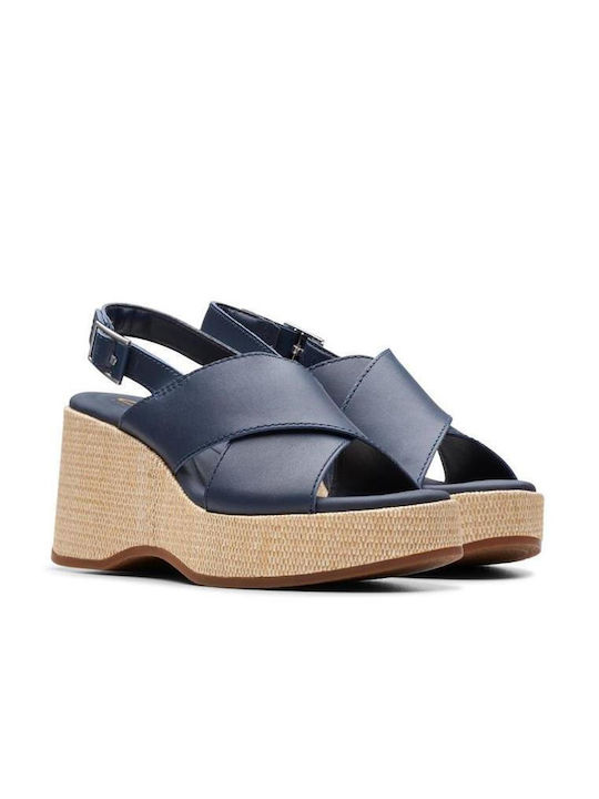 Clarks Platforme dama Albastru