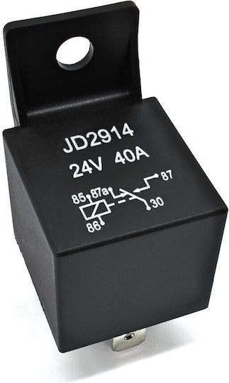 Releu universal 5 Pin 24v 40a - 1 Pc