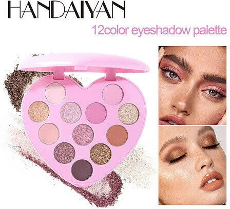 Handaiyan Palette with Matte Eye Shadows in Pressed Powder Form 12g
