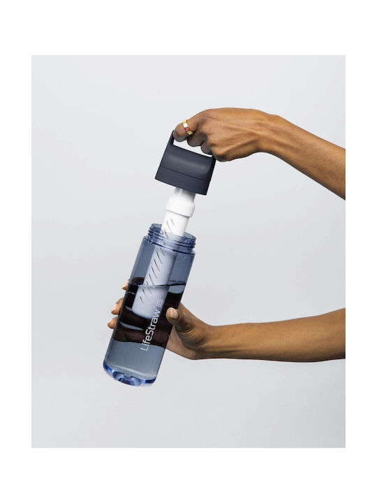 Lifestraw Wasserflasche Kunststoff mit Filter 650ml Blau