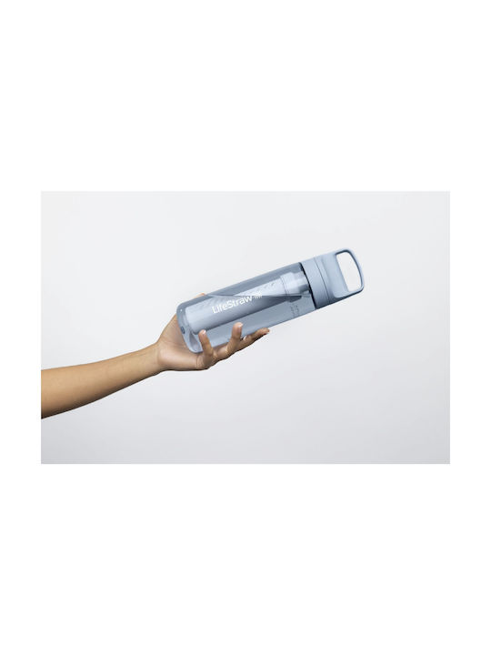Lifestraw Wasserflasche Kunststoff mit Filter 650ml Blau