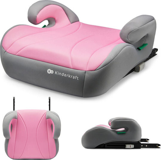 Kinderkraft I-boost Baby Car Seat Booster i-Size with Isofix Pink