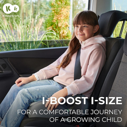 Kinderkraft I-boost Baby Car Seat Booster i-Size with Isofix Black
