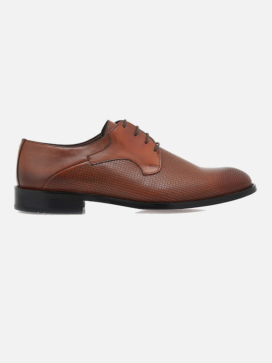 Lorenzo Russo Men's Leather Oxfords Brown