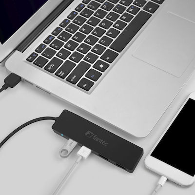 Fantec USB 3.0 Hub 10 Θυρών με σύνδεση USB-C / USB-A