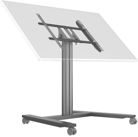 Multibrackets M Public Display Stand 110 HD Tilt & Table Βάση Τηλεόρασης Δαπέδου έως 55" και 80kg Μαύρο